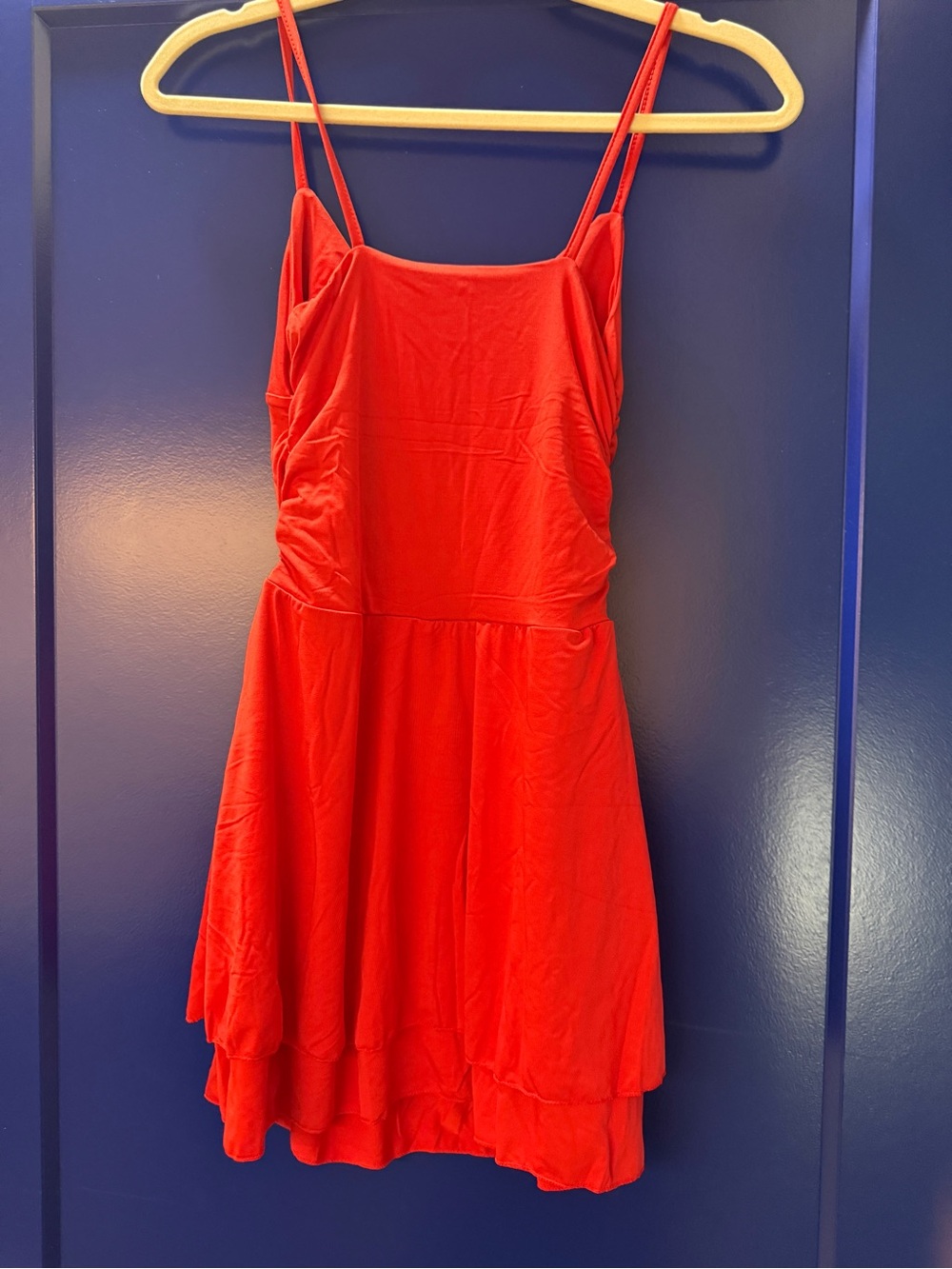 Red Spaghetti-Strap Mini Dress β Women's Summer Casual